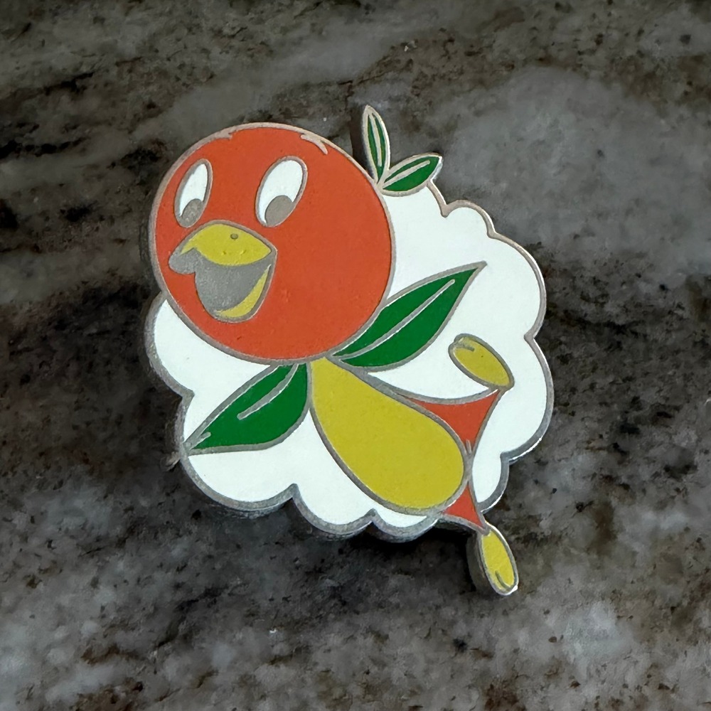 Disney Orange Bird Pin Adventureland Citrus Swirl Florida Character